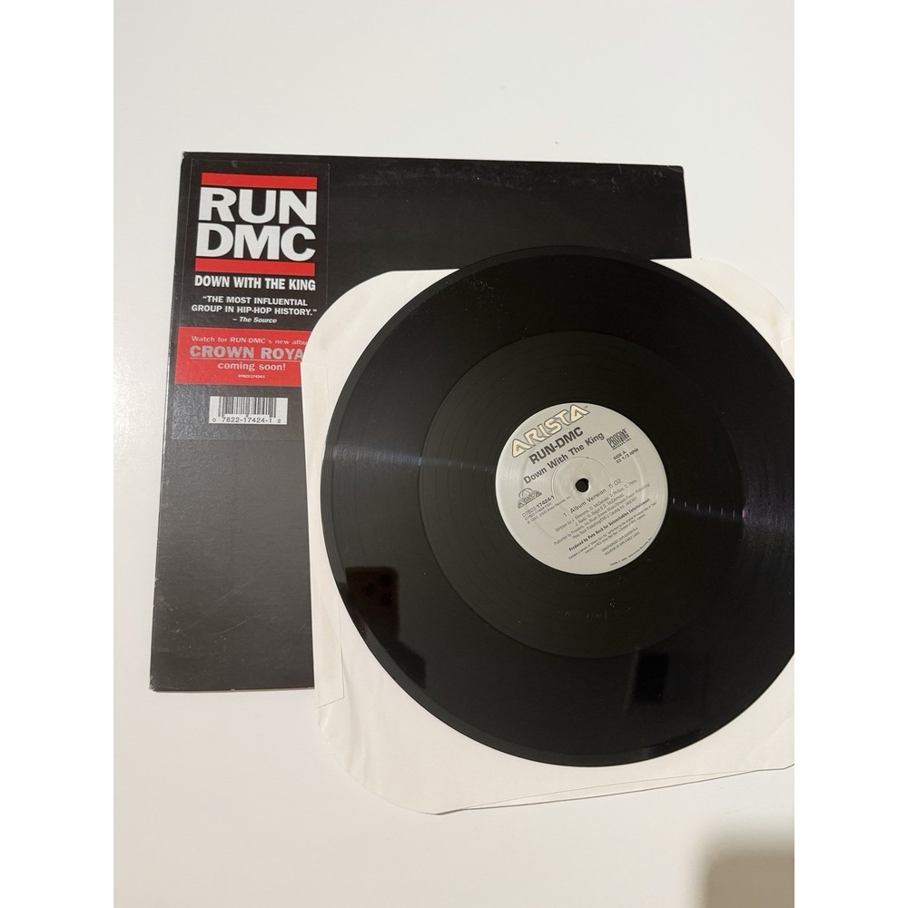 Run-Dmc Down With The King US LP Vinyl Record 07822-17424-1 Rap Hip Hop